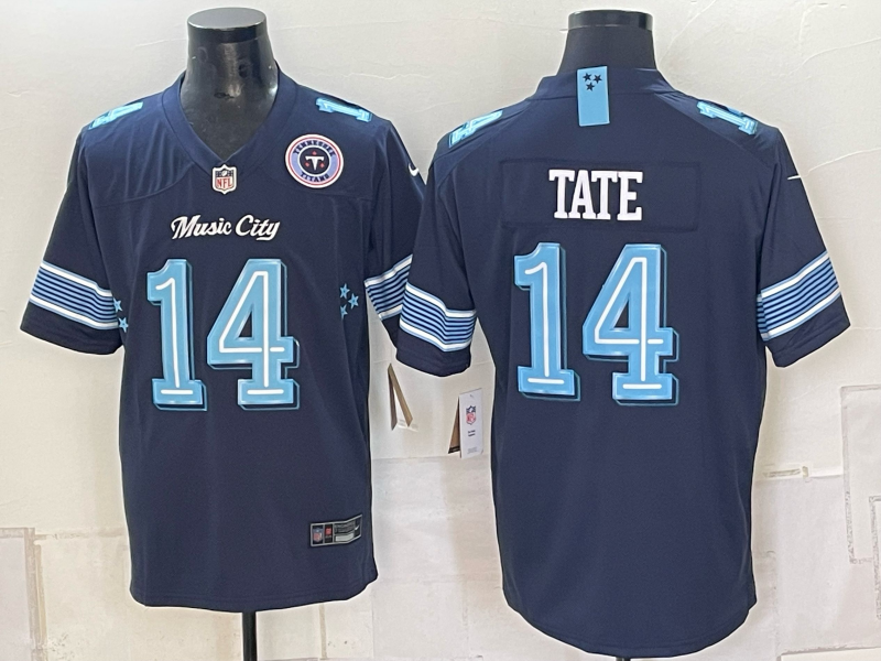 Men Tennessee Titans #14 Tate blue Nike NFL 2026 Rivalries limited Jersey 0924076->tennessee titans->NFL Jersey